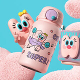 UOOHA立净保温杯316L大容量盲盒水杯带盖吸管儿童学生送女生生日礼物