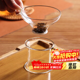 拜杰玻璃茶漏茶滤 茶漏过滤网泡茶器茶叶茶隔茶漏斗茶具配件滤茶器