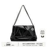 西木汀 自由摘星 小众链条单肩托特包女高级感大容量通勤斜挎包新年礼物 魅力黑 无规格