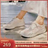 斯凯奇（Skechers）女鞋秋季软底运动跑步鞋舒适外穿网面休闲鞋健步鞋117224