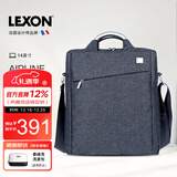 乐上（LEXON）电脑包14英寸直立式手提公文包单肩斜跨商务公事包 865蓝色