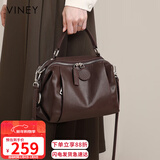 viney牛皮包包女包手提斜挎包轻奢品牌单肩包生日新年礼物送女生女友