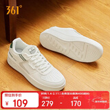 361°运动男鞋秋冬季学生复古厚底增高小白休闲板鞋子男672426615-3