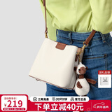 蔻一（Cnoles）水桶包女士包包牛皮单肩包高端小斜挎包大容量元旦礼物送女友