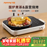 九阳（Joyoung）围炉煮茶电陶炉电磁炉家用新型电磁灶电池炉2200W大功率猛火低音低辐射多锅具适配火锅炉C22S-X9
