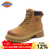Dickies男士马丁靴高帮时尚男靴工装靴情侣靴男 土黄 41-男款