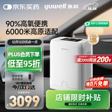 鱼跃（Yuwell）家用保健便携式制氧机车载吸氧气机高原6.5h续航YU-lite8