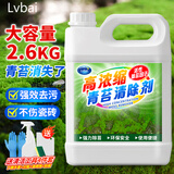 Lvbai青苔清除剂水泥地面专用青苔克星墙面苔藓藻类清洁2.6KG