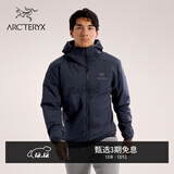 ARC'TERYX始祖鸟 ATOM HOODY 防风 男子 保暖棉服 BLACK SAPPHIRE/蓝黑色 S