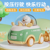 盈佳Q版可爱动物按压玩具车儿童玩具小汽车宝宝男女孩亲子互动回力车