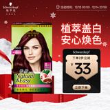 施华蔻（Schwarzkopf）怡然染发霜3.88摩卡深红棕 染发剂植物染发膏自己染男女盖白