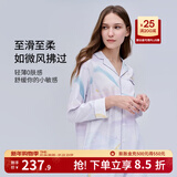 嫚熙（EMXEE）月子服孕妇睡衣产后家居服哺乳衣春秋季纱罗喂奶夏天 星月时空【两件套】 L【Noble高端系列】