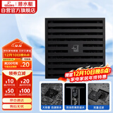 潜水艇（Submarine）BTK50-10黄铜烤漆黑色地漏卫生间淋浴防臭地漏 大排量地漏50管径