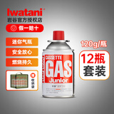 岩谷（Iwatani）户外 便携卡式炉气罐燃气瓶 喷枪丁烷气瓦斯罐装气体 原装120*12