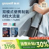 鱼跃（yuwell）便携式制氧机5升L 高原户外随身吸氧老人家用车载充电外出氧气机 【随身吸氧】8芯电池+6.5H续航+6000米可用