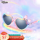 迪士尼（Disney）儿童太阳眼镜女童防晒墨镜3-8岁宝宝可爱女孩户外眼镜爱心彩虹