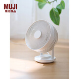 MUJI空气循环风扇 电风扇家用桌面台式 LA1OPC4S 白 长28.5*宽19.5*高34cm