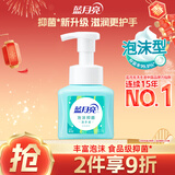 蓝月亮泡沫洗手液氨基酸抑菌 泡沫细腻滋润保湿（鲜果薄荷）255ml 泡泡
