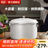 双喜 高压锅燃气专用压力锅小号快煮锅防爆安全家用锅具 【超大容量】13-15人16.5L 32cm