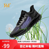 361°运动鞋男鞋飞羽网面透气休闲轻便厚底慢跑步鞋子男672322231-7