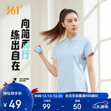 361°短袖女春夏季运动t恤速干衣polo衫跑步健身休闲瑜伽662424130H-3