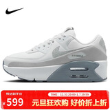 耐克NIKE休闲鞋女子气垫AIR MAX 90 LV8运动鞋HQ3456-191白38