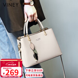 viney牛皮包包女包斜挎妈妈包中年单肩手提大包生日元旦礼物送女生女友