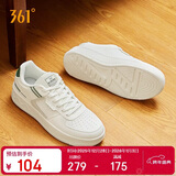 361°运动男鞋秋冬季学生复古厚底增高小白休闲板鞋子男672426615-3