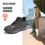 斯凯奇（Skechers）马丁靴男鞋2026秋冬季款楦一脚蹬防滑耐磨户外休闲工装靴