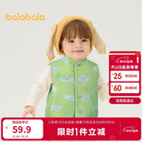 巴拉巴拉童装儿童马甲两面穿背心2025新款秋冬装羊羔绒上衣服男女宝宝衣服