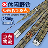 SIMAGO喜曼多鱼竿手竿超轻全能综合竿进口碳布5H28调鲫鲤鱼台钓竿3.6米