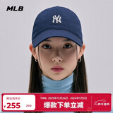 MLB帽子男女棒球帽礼物元旦鸭舌帽时尚软顶3ACP7701N-50NYS