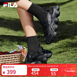 斐乐 斐乐官方女鞋FRAGOLA摩登凉鞋夏季新款时尚休闲草莓凉鞋子 黑-BK 38