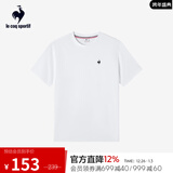 乐卡克法国公鸡夏季圆领短袖T恤 L242UECA0301 瓷白色 XL