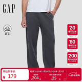 盖璞男装2025秋季新款胶印LOGO松紧腰宽松抓绒卫裤束脚裤786421