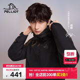 伯希和（Pelliot）【山野经典2.0】冲锋衣三合一秋冬男女户外保暖外套11340105黑XL
