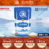 淮盐天然湖盐未加碘320g家用食用盐无碘0添加无抗结剂甲状腺专用食盐