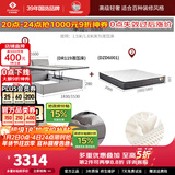 左右皮艺床现代简约1.5m双人床主卧实木液压床床垫DR119-1 影清灰