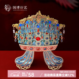 中国国家博物馆孝端皇后凤冠木质冰箱贴博物馆文创创意装饰品送朋友特色礼物 孝端皇后凤冠木质冰箱贴