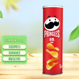 品客（Pringles）薯片罐装桶装休闲零食膨化食品儿童成人办公室零食经典原味110g