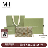 VANESSA HOGAN VH女包山茶花信封包秋冬小众老花链条包女士单肩斜挎包新年礼物