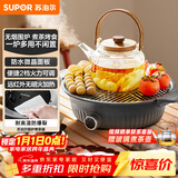 苏泊尔（SUPOR）围炉煮茶电陶炉多功能家用电煮茶炉养生泡茶烧水煮茶器蒸茶器白茶黑茶蒸茶器不挑器具SW-DTL-W1