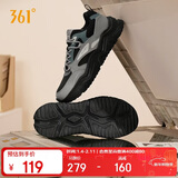 361°运动鞋女冬季革面厚底增高休闲通勤老爹跑步鞋子女682446727-3