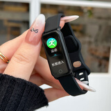 SAE 智能手表男女学生时尚款运动手表多功能心率血压睡眠监测电子表适用于安卓ios手机生日礼物 炫酷黑【信息提醒震动闹钟等】