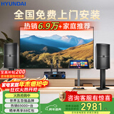 HYUNDAI【已售6.9万单】现代家庭ktv音响套装 ktv唱歌全套设备家用三分频家庭影院家用卡拉ok唱歌全套设备 【高超性价比】10吋2.0欢唱套装
