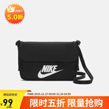 耐克（NIKE）男女斜挎包 单肩包手提包拎包旅行包休闲包CW9300-010黑