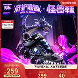 Skechers斯凯奇自营男中大童怪兽魔术贴闪灯男童运动鞋儿童跑步鞋400112L