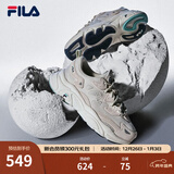 FILA斐乐女鞋跑步鞋情侣同款老爹鞋MARS火星鞋男鞋休闲运动鞋 【女款】奶白/木薯粉-GT 40