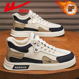 回力秋冬男鞋加绒可选棉鞋板鞋跑步鞋子男4262 米卡其蓝-加绒款 42