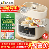 小熊（Bear）电炖锅 炖盅 隔水炖锅炖汤盅煲汤锅 燕窝炖盅婴儿煮粥 电炖盅4.1L家用3-4人微压电炖锅DDZ-J25G2